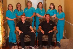 Group staff photo of the Cornerstone Dental Care team